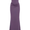 Madison Strapless Slinky Maxi Dress – Purple Madison Strapless Slinky Maxi Dress – Purple