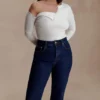 Maelle Off Shoulder Long Sleeve Top – Ivory