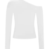 Maelle Off Shoulder Long Sleeve Top – Ivory