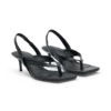 Mai Sling Back Thong Heel – Black
