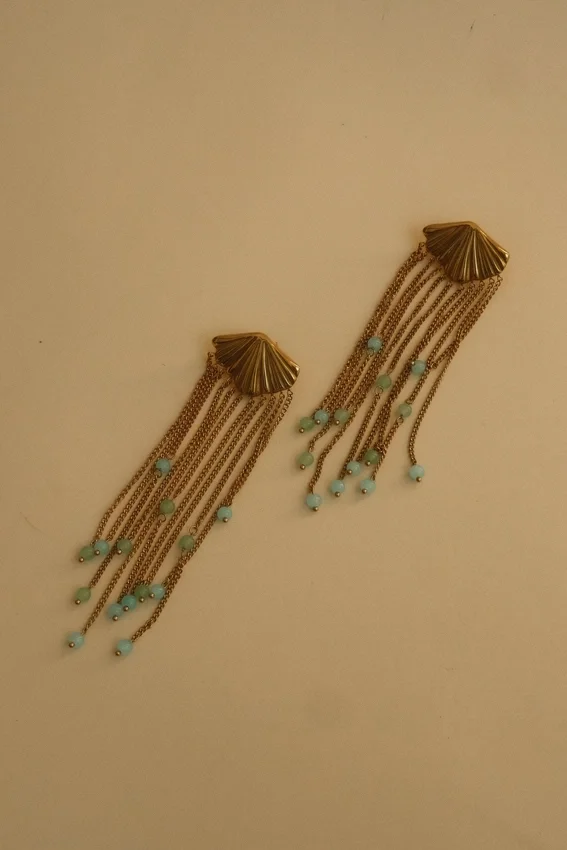 Maia Chandelier Earrings – Gold Maia Chandelier Earrings – Gold