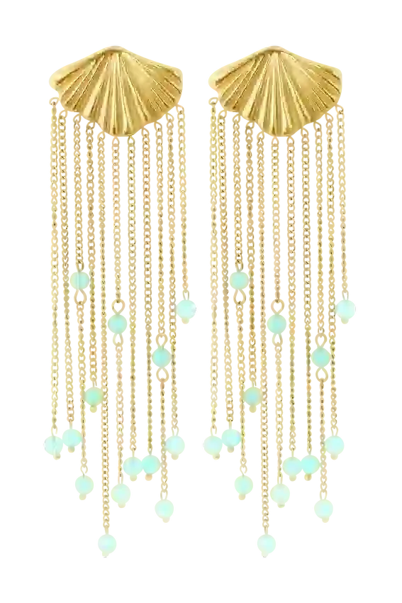Maia Chandelier Earrings – Gold Maia Chandelier Earrings – Gold