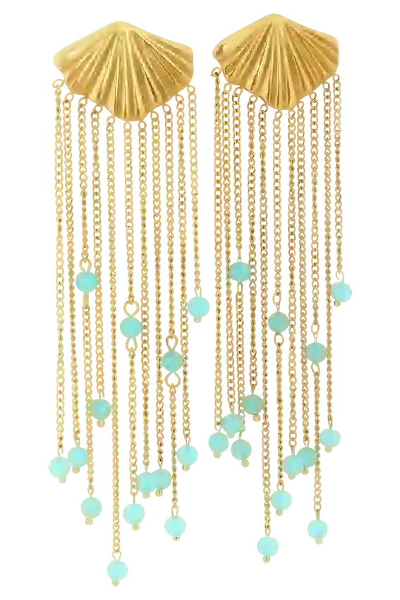 Maia Chandelier Earrings – Gold Maia Chandelier Earrings – Gold