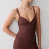 Maison Bandage Knit Mini Dress – Chocolate Maison Bandage Knit Mini Dress – Chocolate
