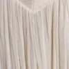 Makena Gathered Midi Skirt – Opal White