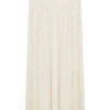 Makena Gathered Midi Skirt – Opal White