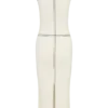 Malone Bandage Knit Midi Dress – Ivory