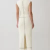 Malone Bandage Knit Midi Dress – Ivory