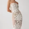 Mandie Hand Crochet Asymmetrical Maxi Dress – White Mandie Hand Crochet Asymmetrical Maxi Dress – White