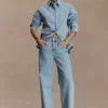 Mannon Mid Rise Denim Jeans – 80’S Blue Mannon Mid Rise Denim Jeans – 80’S Blue