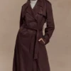 Marc Faux Suede Coat – Cocoa Chocolate