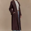 Marc Faux Suede Coat – Cocoa Chocolate