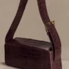 Maria Faux Leather Crocodile Shoulder Bag – Chocolate Maria Faux Leather Crocodile Shoulder Bag – Chocolate