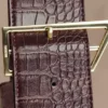 Maria Faux Leather Crocodile Shoulder Bag – Chocolate Maria Faux Leather Crocodile Shoulder Bag – Chocolate