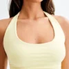 Marie Recycled Halter Top – Lemon Sherbet Marie Recycled Halter Top – Lemon Sherbet