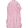Marigold Ruffle Halter Mini Dress – Powder Pink Marigold Ruffle Halter Mini Dress – Powder Pink