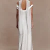 Marla Chiffon Scarf – Ivory