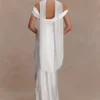 Marla Chiffon Scarf – Ivory