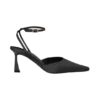 Marley Satin Pointed Heel – Black