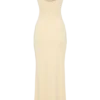 Marta Slinky Cowl Maxi Dress – Lemon