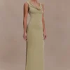 Marta Slinky Cowl Maxi Dress – Sage