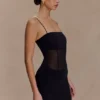 Maryk Mesh Mini Dress – Black Maryk Mesh Mini Dress – Black