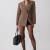 Mateo Oversized Blazer – Cacao Brown Mateo Oversized Blazer – Cacao Brown