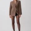 Mateo Oversized Blazer – Cacao Brown Mateo Oversized Blazer – Cacao Brown