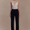 Maude Crepe Straight Leg Pants – Black Maude Crepe Straight Leg Pants – Black