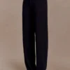 Maude Crepe Straight Leg Pants – Black Maude Crepe Straight Leg Pants – Black