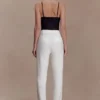 Maude Crepe Straight Leg Pants – Ivory Maude Crepe Straight Leg Pants – Ivory