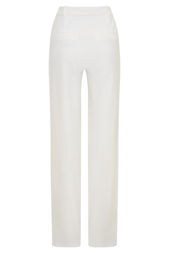 Maude Crepe Straight Leg Pants – Ivory Maude Crepe Straight Leg Pants – Ivory