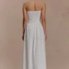 Maureen Broderie Strapless Maxi Dress – White Maureen Broderie Strapless Maxi Dress – White