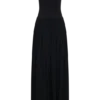 Maureen Cotton Shirring Maxi Dress – Black Maureen Cotton Shirring Maxi Dress – Black