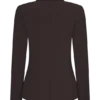 Max Cinched Waist Blazer – Chocolate Max Cinched Waist Blazer – Chocolate