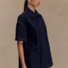 Maya Oversized Denim Shirt – Indigo Blue Maya Oversized Denim Shirt – Indigo Blue