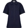 Maya Oversized Denim Shirt – Indigo Blue Maya Oversized Denim Shirt – Indigo Blue