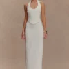 Alma High Waist Maxi Skirt – White Alma High Waist Maxi Skirt – White