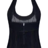 Meadow Denim Corset Halter Top – Indigo Blue Meadow Denim Corset Halter Top – Indigo Blue