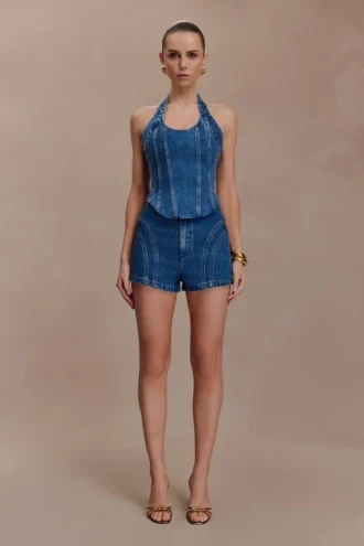 Meadow Denim Shorts – Dark Blue Meadow Denim Shorts – Dark Blue