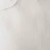Melody Linen Short With Lace – White