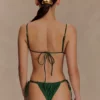 Memphis Beaded Bikini Bottom – Green Memphis Beaded Bikini Bottom – Green