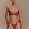 Memphis Beaded Bikini Bottom – Wine Memphis Beaded Bikini Bottom – Wine