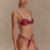 Memphis Beaded Bikini Bottom – Wine Memphis Beaded Bikini Bottom – Wine