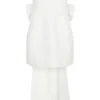 Meredith Strapless Bow Mini Dress – White