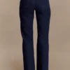 Meryl Lace Up Denim Jean – Indigo Blue Meryl Lace Up Denim Jean – Indigo Blue