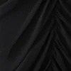 Micaela Chiffon Gathered Maxi Dress – Black Micaela Chiffon Gathered Maxi Dress – Black