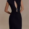 Michelle Cut Out Maxi Dress – Black