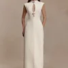 Michelle Cut Out Maxi Dress – Buttercream