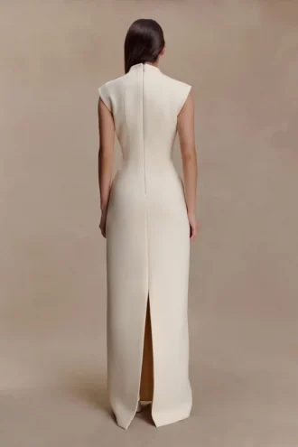 Michelle Cut Out Maxi Dress – Buttercream